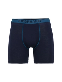 Boxershort Icebreaker Mens Anatomica Long Boxers Midnight Navy Prussian Blue