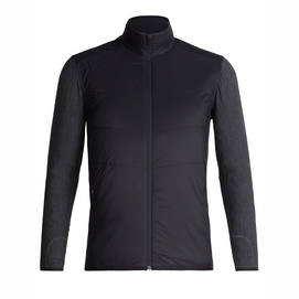 Fleecejacke Icebreaker Descender Hybrid Jacket Black Jet Heather Herren