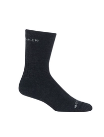 Sokken Icebreaker Mens Hike Heavy Crew Jet Heather Black