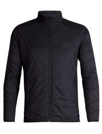 Jacket Icebreaker Mens Hyperia Lite Hybrid LS Zip Black