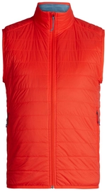 Bodywarmer Weste Icebreaker Hyperia Lite Vest Chili Red Granite Blue Herren