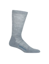 Sokken Icebreaker Mens Lifestyle Light Crew Twister Heather Prussian Blue
