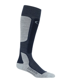 Skisokken Icebreaker Mens Ski+ Light OTC Fathom Heather Midnight Navy Blizzard Heather