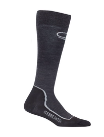 Skisocken Icebreaker Ski+ Ultra Light OTC Horizons Jet Heather Black Blizzard Heather Herren