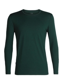 Longsleeve Icebreaker Tech 200 LS Crewe Imperial Heather Herren
