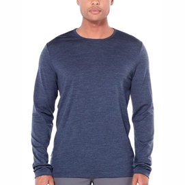 Longsleeve Icebreaker Mens Tech 200 LS Crewe Fathom Heather