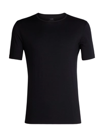 T-Shirt Icebreaker Mens Tech 200 SS Crewe Black