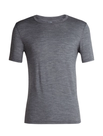 T-Shirt Icebreaker Mens Tech Lite SS Crewe Gritstone Heather