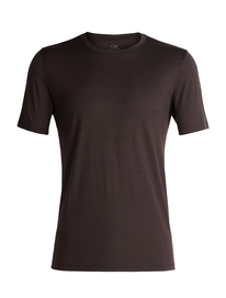 T-Shirt Icebreaker Mens Tech Lite SS Crewe Walnut