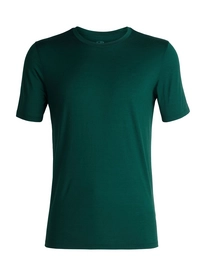 T-Shirt Icebreaker Mens Tech Lite SS Crewe Dk Pine