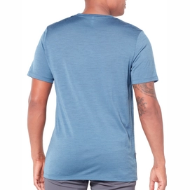 T-Shirt Icebreaker Mens Tech Lite SS Crewe Arctic Explorers Granite Blue
