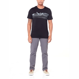 T-Shirt Icebreaker Mens Tech Lite SS Crewe Pyrenees Black