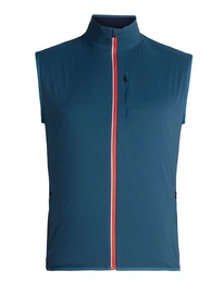 Body Warmer Icebreaker Mens Tech Trainer Hybrid Vest Prussian Blue Midnight Navy