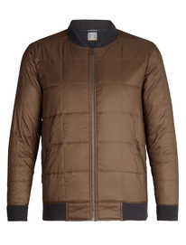 Jacke Icebreaker Venturous Jacket Tobacco Jet Heather Herren