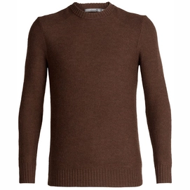 Trui Icebreaker Mens Waypoint Crewe Sweater Bronze Heather