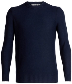 Trui Icebreaker Mens Waypoint Crewe Sweater Midnight Navy