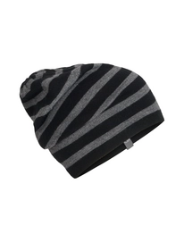 Muts Icebreaker Adult Stripe Slouch Beanie Black