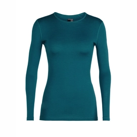 Ondershirt Icebreaker Womens 200 Oasis LS Crewe Kingfisher