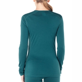 Ondershirt Icebreaker Womens 200 Oasis LS Crewe Kingfisher