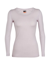 Ondershirt Icebreaker Womens 200 Oasis LS Scoop Blush Heather