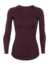 Ondershirt Icebreaker Womens 200 Zone LS Crewe Velvet Prism