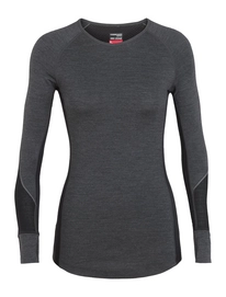 Undershirt Icebreaker Womens 260 Zone LS Crewe Jet Heather