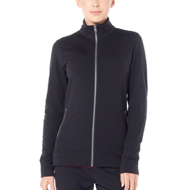 Vest Icebreaker Womens Dia LS Zip Black