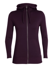 Jacke Icebreaker Dia LS Zip Hood Velvet Damen
