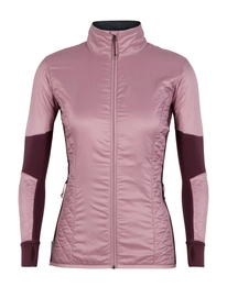Jacke Icebreaker Helix LS Zip Opal Velvet Jet Heather Damen
