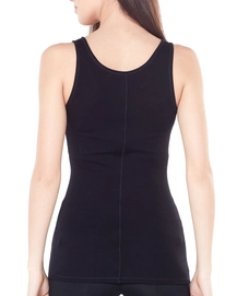 Tanktop Icebreaker Womens Luxe Rib Long Tank Black