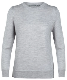 Pullover Icebreaker Muster Crewe Sweater Steel Heather Damen