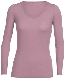 Longsleeve Icebreaker Womens Siren LS Sweetheart Opal