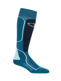 Skisocken Icebreaker Ski+ Medium OTC Kingfisher Midnight Navy Dew Damen