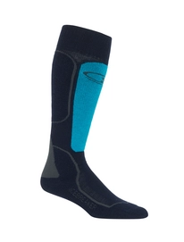 Skisocken Icebreaker Ski+ Medium OTC Midnight Navy Arctic Teal Monsoon Damen
