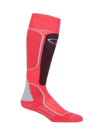 Skisocken Icebreaker Ski+ Medium OTC Prism Velvet Smoke Damen