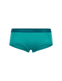 Ondergoed Icebreaker Womens Sprite Hot pants Arctic Teal Kingfisher