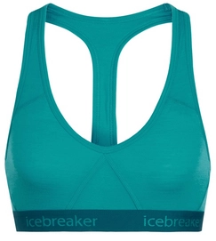 Sport BH Icebreaker Womens Sprite Racerback Bra Arctic Teal Kingfisher