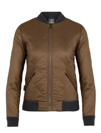 Jacke Icebreaker Venturous Jacket Tobacco Jet Heather Damen
