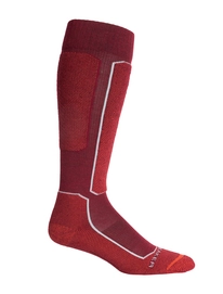 Chaussettes de Ski Icebreaker Men Ski+ Light OTC Cabernet