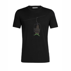 T-shirt Icebreaker Homme Tech Lite SS Crewe Bear Lift Black