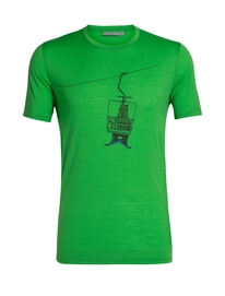 T-shirt Icebreaker Homme Tech Lite SS Crewe Bear Lift Lawn