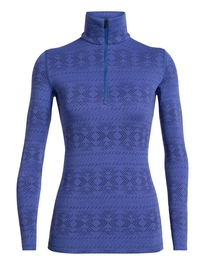 Pull de Ski Icebreaker Women 250 Vertex LS Half Zip Crystalline Mystic