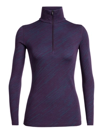 Pull de Ski Icebreaker Women 250 Vertex LS Half Zip Snow Storm Lotus
