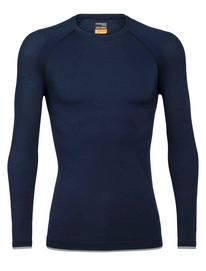 Longsleeve Icebreaker Men 200 Zone Seamless LS Crewe Midnight Navy
