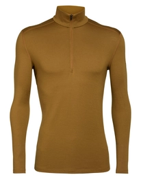 Longsleeve Icebreaker Men 260 Tech LS Half Zip Curry