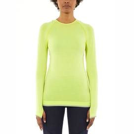 Longsleeve Icebreaker Women 200 Zone Seamless LS Crewe Aloe