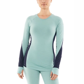 Longsleeve Icebreaker 260 Zone LS Crewe Hydro Damen