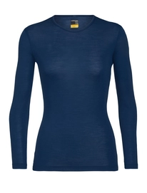 Longsleeve Icebreaker 175 Everyday LS Crewe Estate Blue Damen