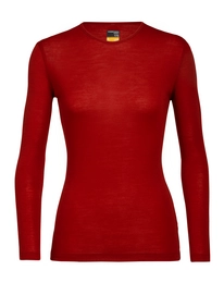 Longsleeve Icebreaker Women 175 Everyday LS Crewe Oxblood