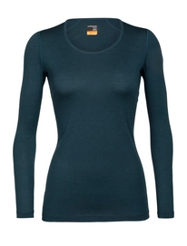 Longsleeve Icebreaker Women 200 Oasis LS Scoop Nightfall